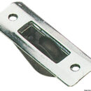 In acciaio inox ad incasso per albero o coperta, puleggia in alluminio, per cavi metallici.