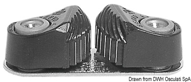 Particolarmente scorrevole, costruzione piatta senza zoccolo di plastica e assi maggiorati, completo di viti.