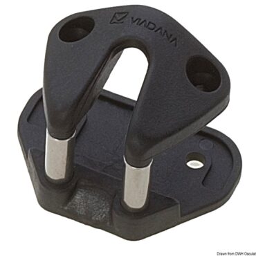 In fibra di carbonio su sfere, é robustissimo e leggero.