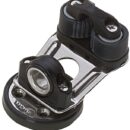 Con passascotte e strozzascotte su sfere in alluminio.