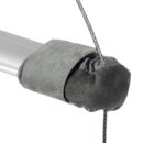 Pelle trattata antiacqua, sale, UV, con bordatura elastica ed anima in neoprene.Fissaggio tramite dispositivo a strappo. Adatti ad ogni tipo di crocetta.Montaggio rapidissimo. Vendute a coppia.