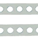 In acciaio inox tipo pesante.