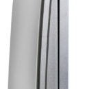 Ampio gradino pieghevole con grip antiscivolo realizzato in alluminio macchinato CNC.Finitura anodizzata argento brillante.Sistema di chiusura e bloccaggio magnetico.Guarnizione EPDM per ammortizzare la chiusura.Il gradino può essere fissato all’albero o a qualsiasi superficie piana tramite 2 viti M6 (non fornite)