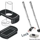 In nylon e neoprene, permette di disconnettere lo stik quando necessario.