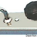 In acciaio inox e pulegge in nylon.