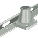 Fabbricate in alluminio anodizzato per candelieri da 25 mm (tipo art. 41.174.40; 40.173.39/40/41). Sono costruite in modo da realizzare un tutt’uno con la falchetta una volta installate.