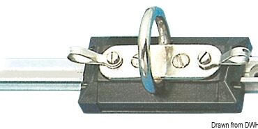 Traveler for spinnaker pole link