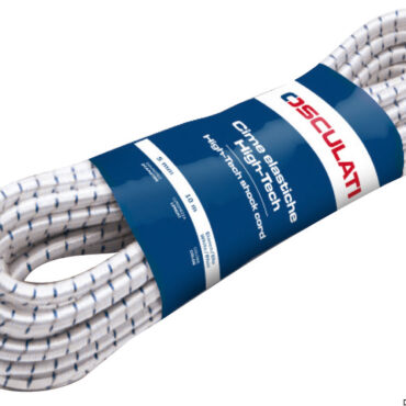 Una corda elastica con rivestimento realizzato in poliestere altamente resistente all'abrasione ed anima di lattice di alta qualità.Tale combinazione rende la corda compatta, stabile e durevole. Venduto in confezione retail appendibile.