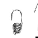 Utili per terminazione dei cavi elastici. Le graffe ad anello servono per bloccare il cavo elastico nei ganci. Si aggraffano con una pinza o con una morsa.