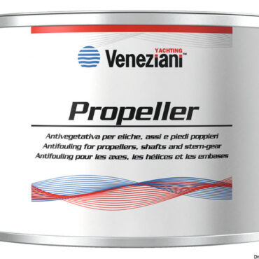 Antivegetativa a matrice dura esente da rame per eliche, assi, gruppi poppieri, flaps.Uso ristretto agli utilizzatori professionali. Regolamento UE 2020/1182.