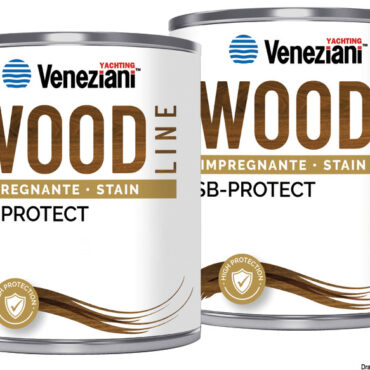 Vernice, impregnante e protettivo indicato per superfici in legno.