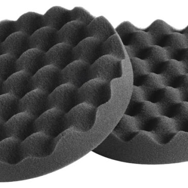 Foam pads black 80x30 mm bubbly 2 pcs.