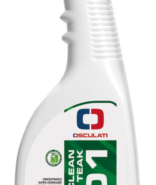 Detergente sgrassante a base di nanotecnologie di origine vegetale ideale per la pulizia delle superfici in teak interne ed esterne.Privo di agenti aggressivi per l'utilizzatore e non nocivo per l'ambiente risulta il prodotto indicato per la pulizia quotidiana dei particolari in teak.