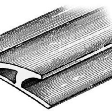 Rubbing strake 3x90x23 grey RAL 9002