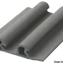 Double rubbing strake 115x21.4 light grey RAL 7035