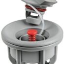 Modello universale, con funzionamento PUSH-PUSH. Fabbrcata in resina acetalica con doppia formazione di tenuta. Si monta a vite senza colla.