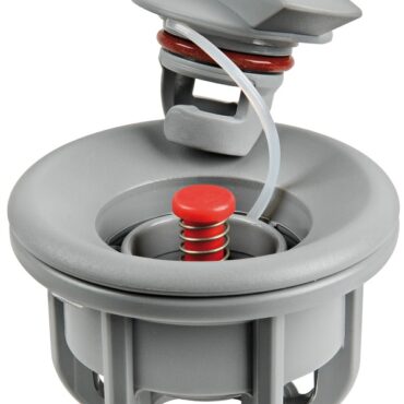 Modello universale, con funzionamento PUSH-PUSH. Fabbrcata in resina acetalica con doppia formazione di tenuta. Si monta a vite senza colla.