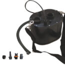 Gonfiatori elettrici ad altissima portata in grado di gonfiare tende, giochi, strutture e barriere gonfiabili (GE 900) , Kayak e qualsiasi gommone (GE 900AA+ PLUS) in breve tempo e con un impatto acustico decisamente ridotto (max 85 dB).Forniti completi di tubo di gonfiaggio Ø 25 mm, 1,5 m di lunghezza e raccordi universali.