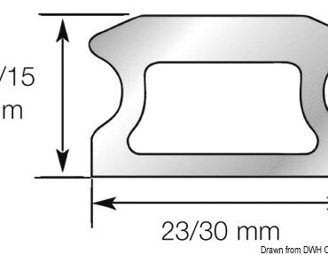 Usate solitamente nei casi in cui è possibile effettuare fissaggi passanti sulla coperta ma anche al fine di poter utilizzare i carrelli con perno. Sono disponibili in varie lunghezze e misure. Interasse 100 mm.Misura 1: per imbarcazioni fino a 10 m carico max di lavoro 900 kg;Misura 2: per imbarcazioni fino a 14 m carico max di lavoro 1500 kg.