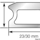Usate solitamente nei casi in cui è possibile effettuare fissaggi passanti sulla coperta ma anche al fine di poter utilizzare i carrelli con perno. Sono disponibili in varie lunghezze e misure. Interasse 100 mm.Misura 1: per imbarcazioni fino a 10 m carico max di lavoro 900 kg;Misura 2: per imbarcazioni fino a 14 m carico max di lavoro 1500 kg.