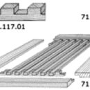 Con luce 18x18 mm e spessore 18 mm.