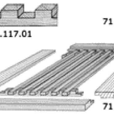 Con luce 18x18 mm e spessore 18 mm.