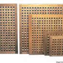 Teak grating 1000x1000 mm
