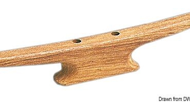 Teak cleat 250 mm