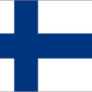 In stamina di poliestere, stampata a tinte indelebili.