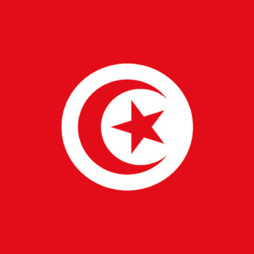 In stamina di poliestere, stampata a tinte indelebili.