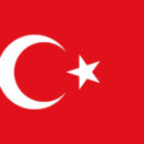 In stamina di poliestere, stampata a tinte indelebili.