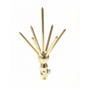 parafulmine in ottone protezione barca camper