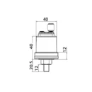 sensore pressione olio da 5 bar impianto barca camper
